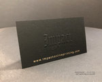 Embossed Black Business Cards 5
