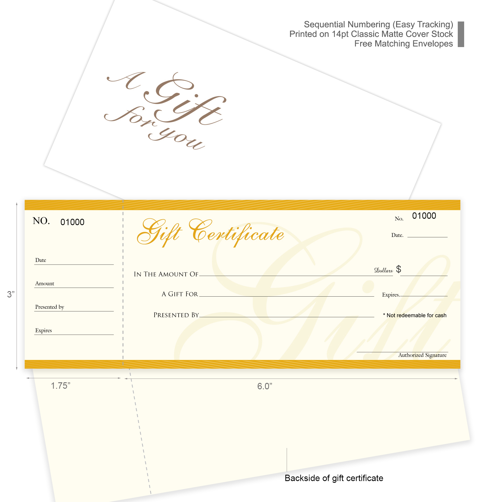 Free Printable Blank Gift Certificate Templates Pdf Included