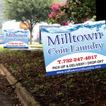 Yard Sign with H Wire Stakes 24x18 3