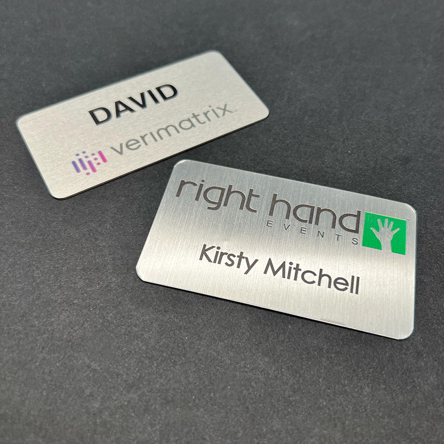 Aluminum Name Badges