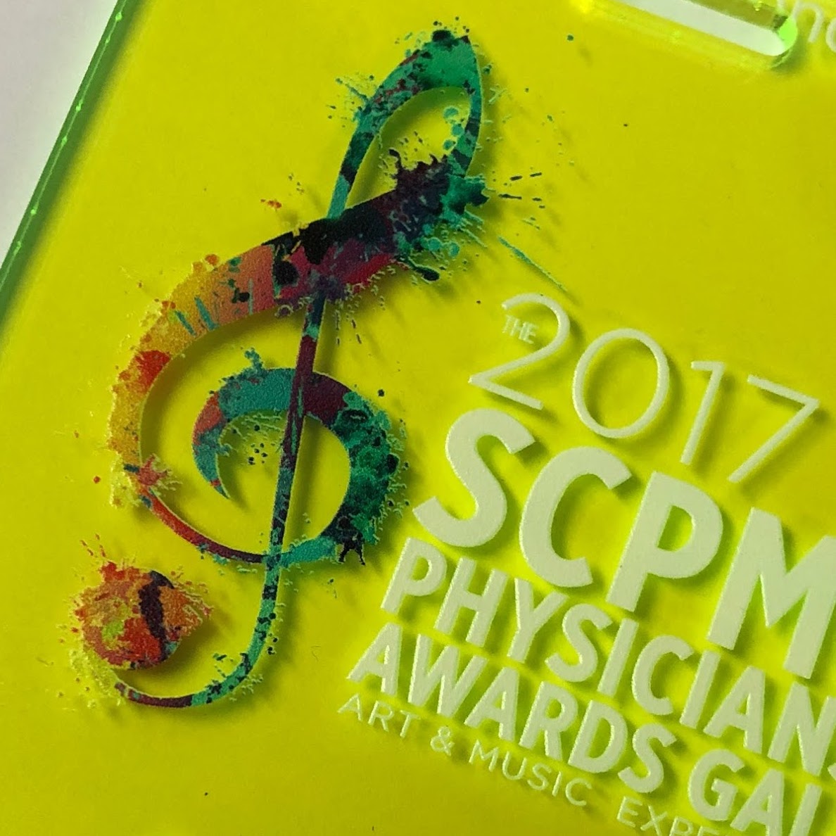 Foamcore Signs Fluorescent Acrylic Signage