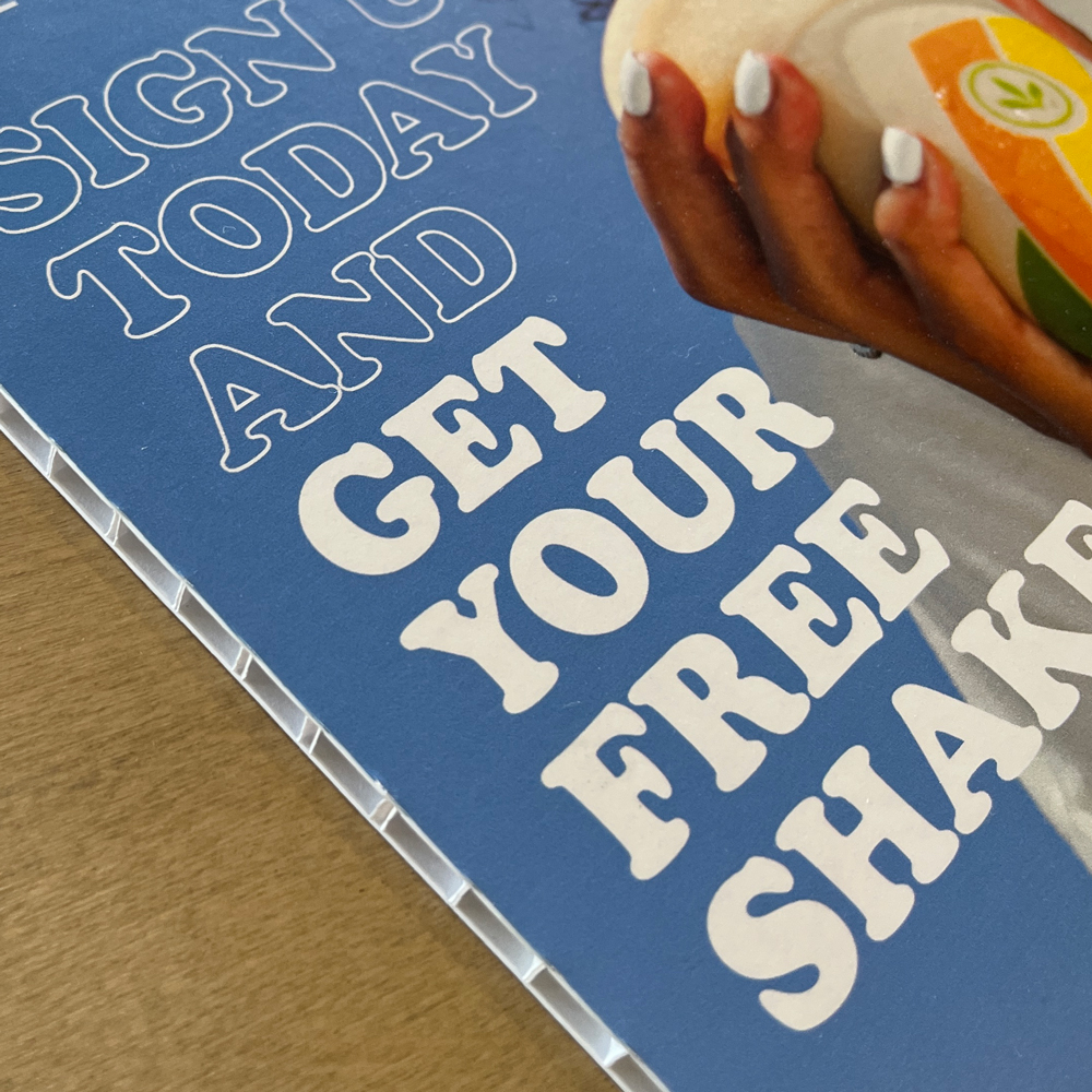 Foamcore Signs Falconboard Signage by the Inch or Foot