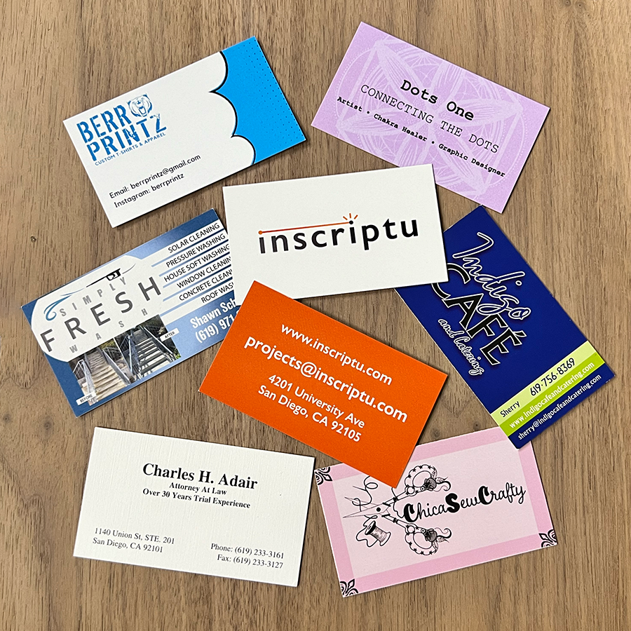 Business Cards from Inscriptu