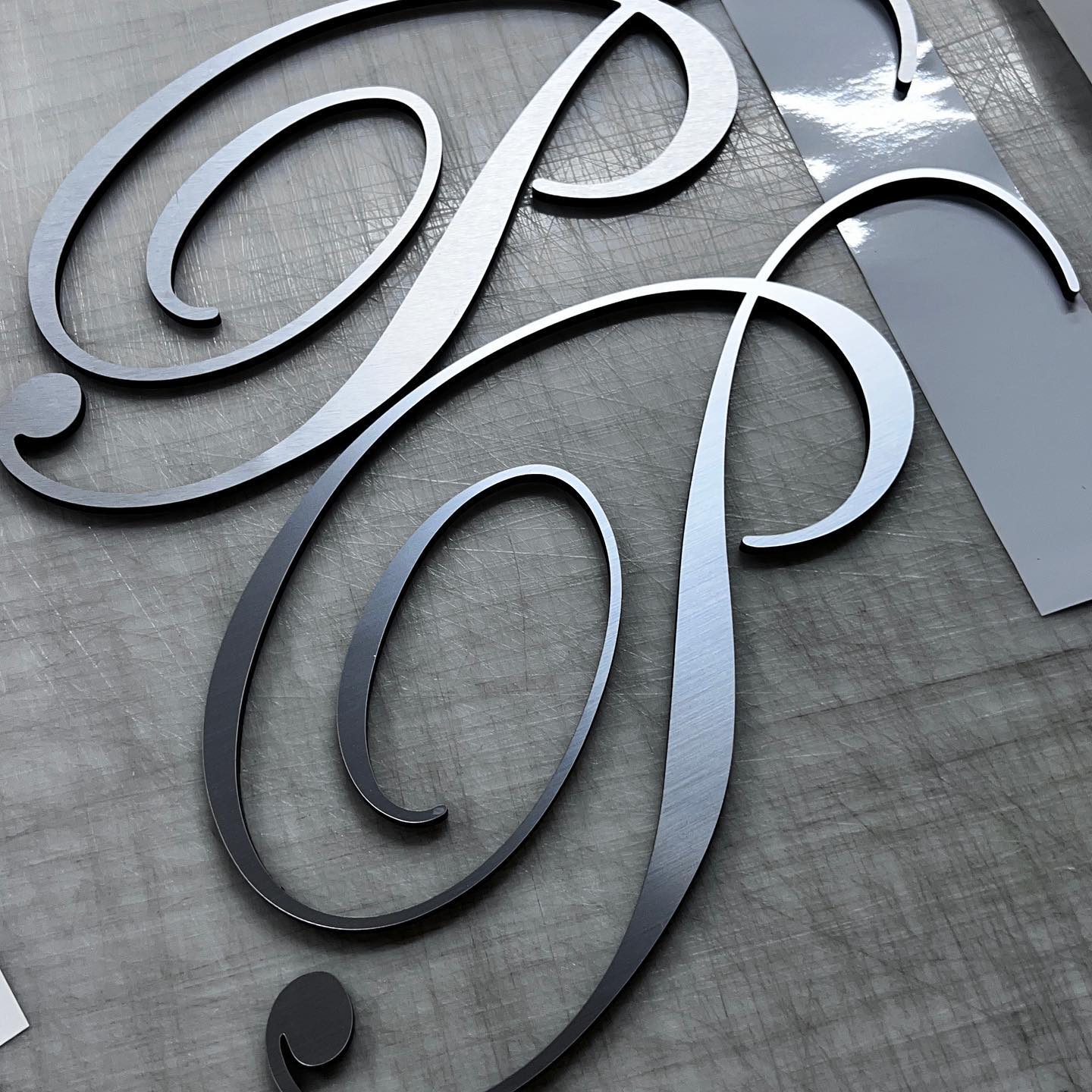 Laser Cut Lettering