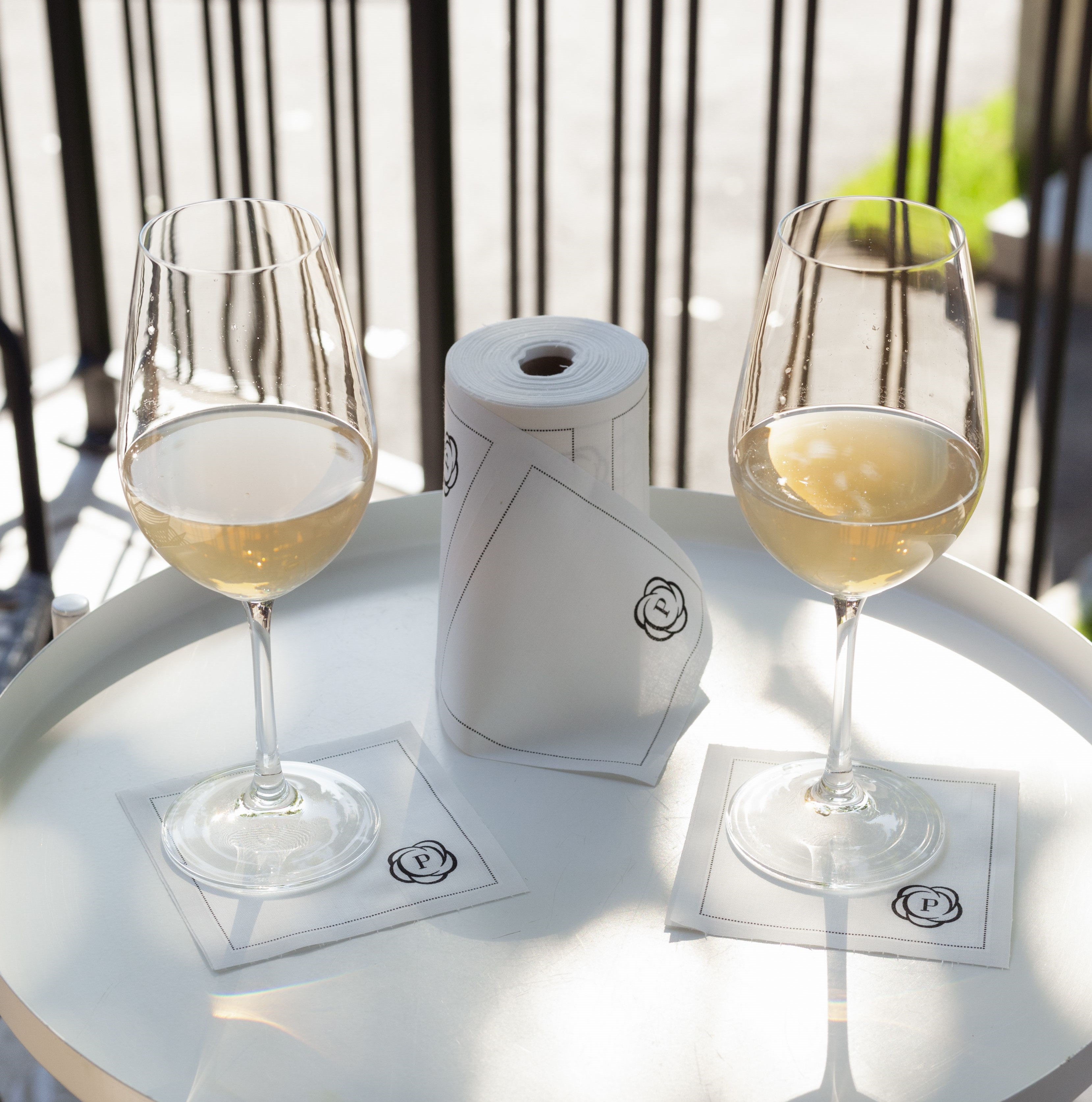 The Pendry - 4.5" x 4.5" Cream Cotton Napkin - Rolls of 200 units - Full Case