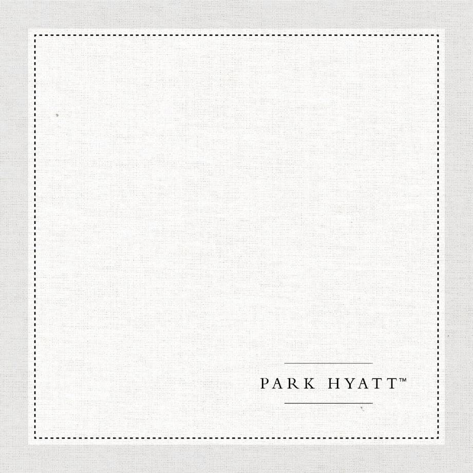 The Hyatt - Park Hyatt - 4.5"x4.5" Cotton Napkin - Rolls of 200 units - Full Case