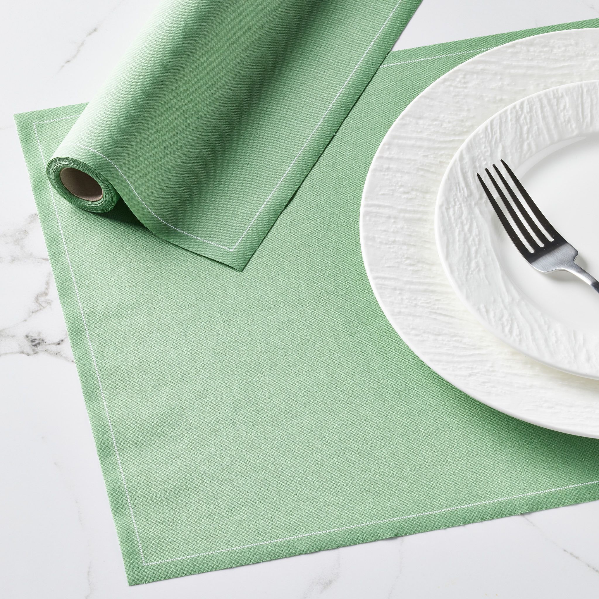 Eucalyptus Cotton Placemats 19″ x 12.5″ -  12 Units per Roll, 10 rolls per Case - Full Case