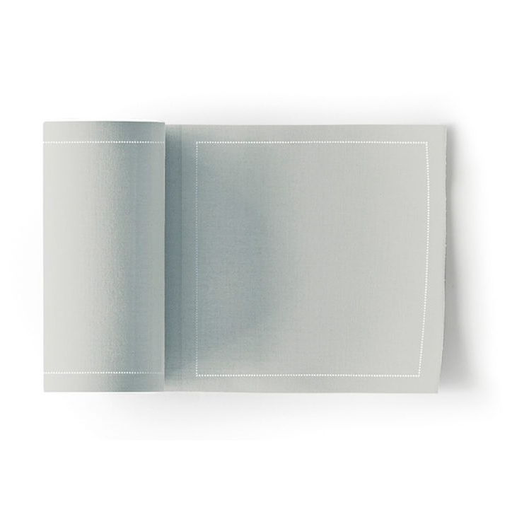 Pearl Grey Cotton Cocktail Napkins 4.5" x 4.5" -  50 Units per Roll, 10 rolls per Case - Full Case 2