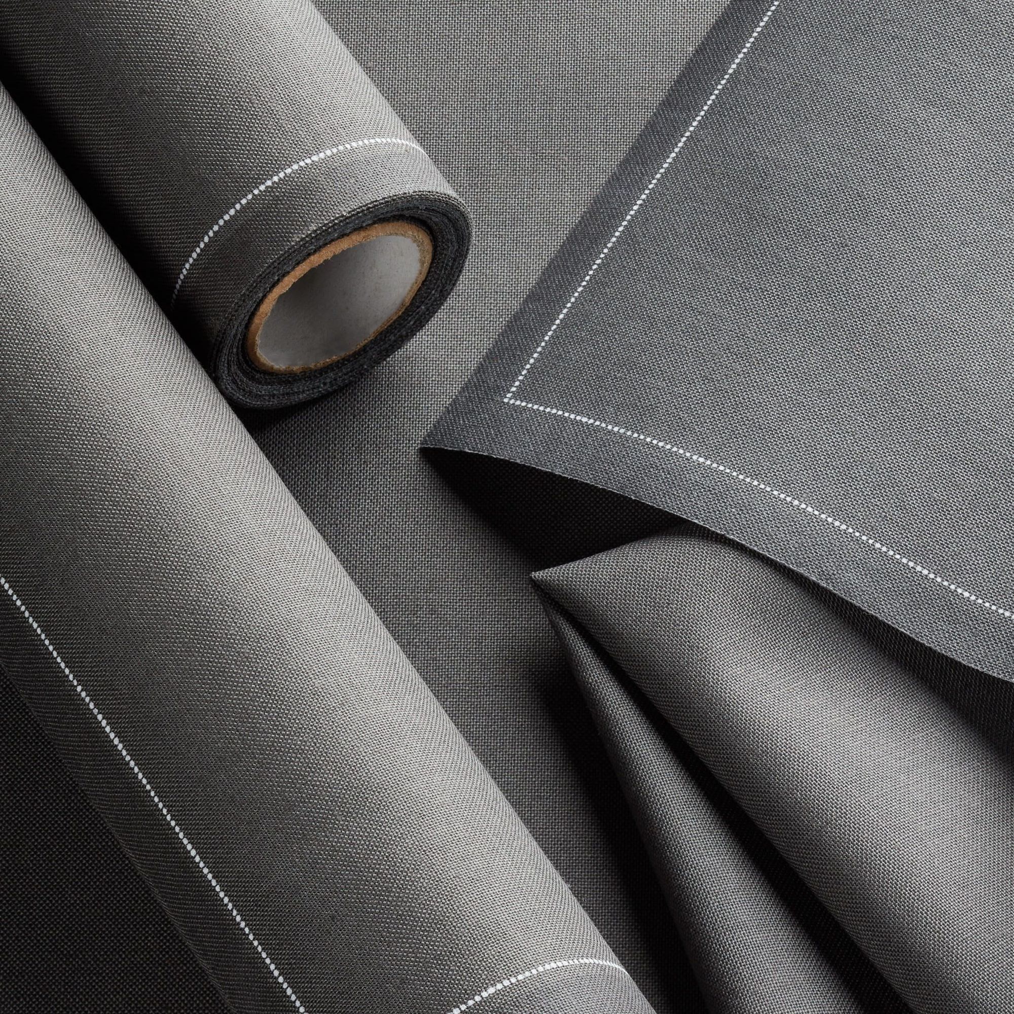 Anthracite Grey Cotton Luncheon Napkins 8" x 8"- 25 Units per Roll, 10 rolls per Case - Full Case 1