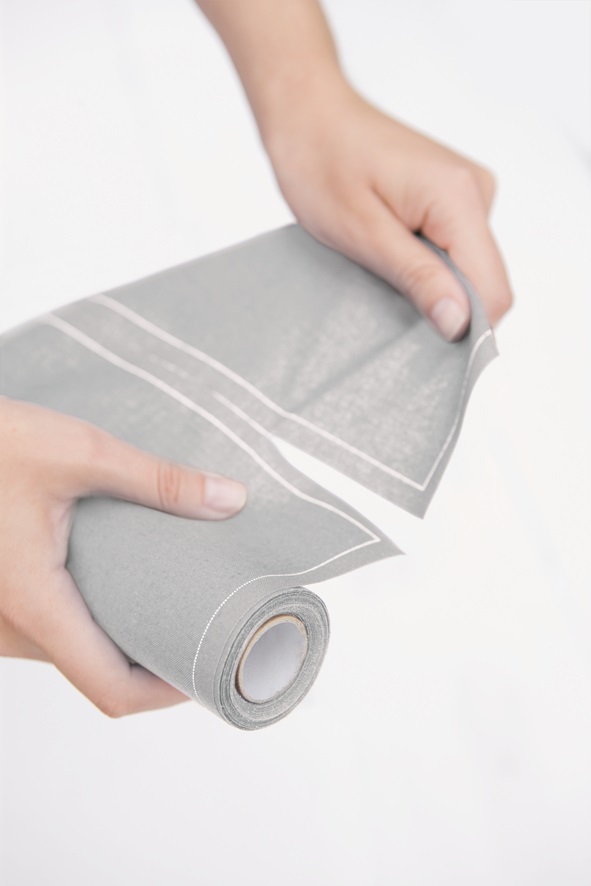 Pearl Grey Cotton Cocktail Napkins 4.5" x 4.5" -  50 Units per Roll, 10 rolls per Case - Full Case 4