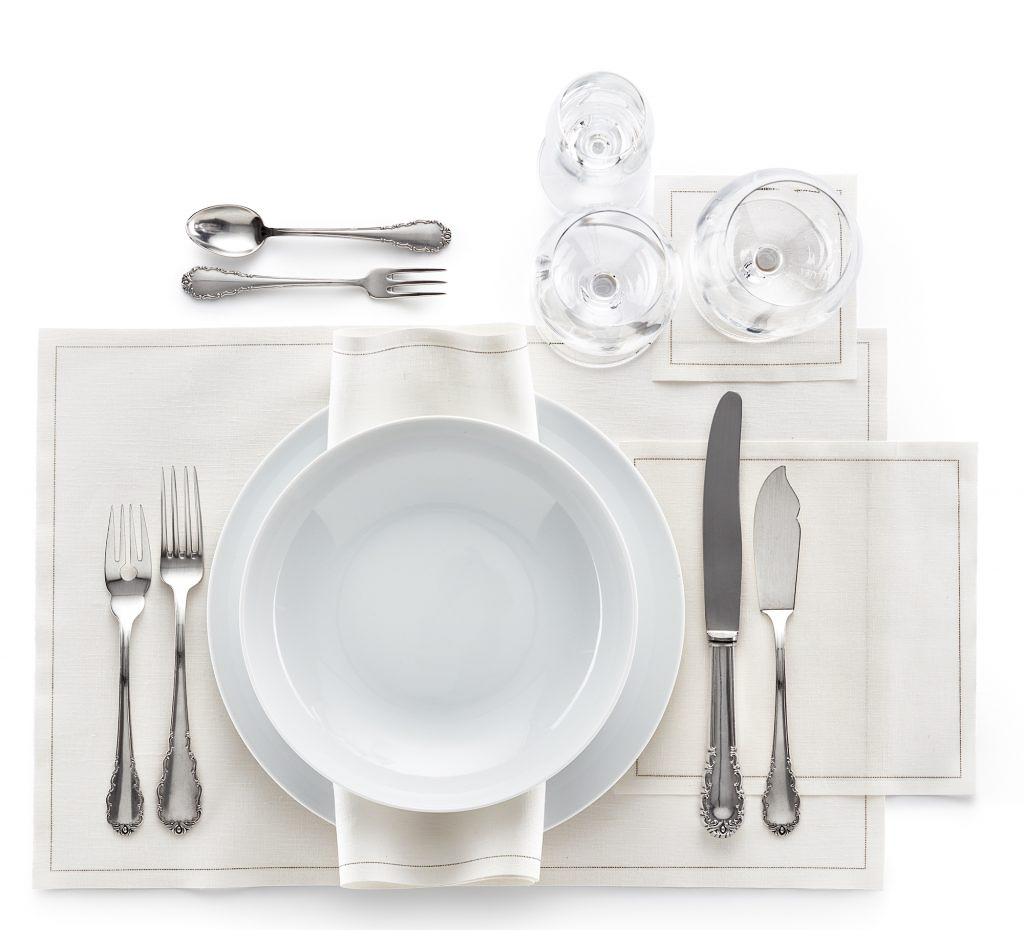 Cream Linen Luncheon Napkins 8" x 8" - 20 Units per Roll, 10 rolls per Case - Full Case 3