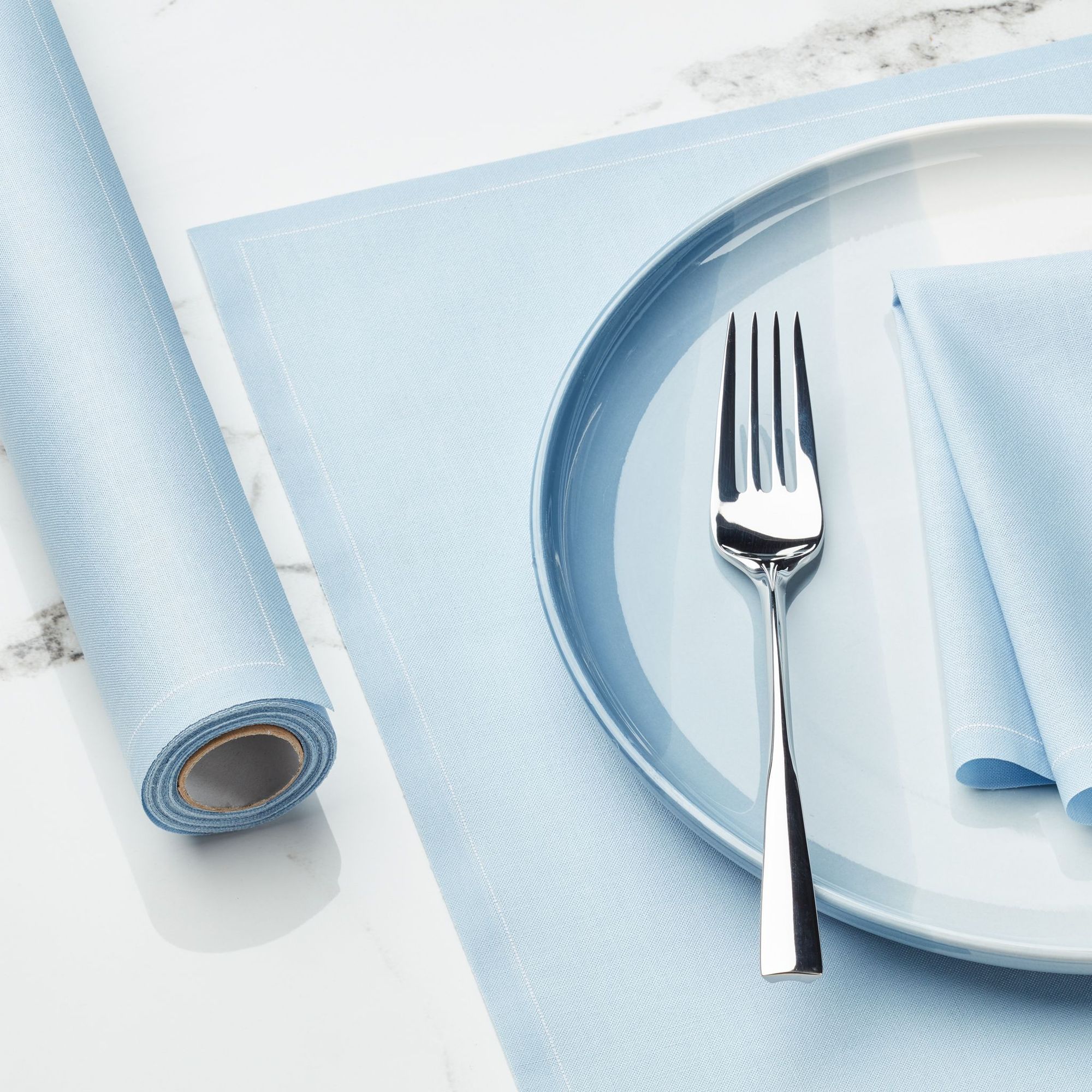 Foggy Blue Cotton Placemats 19″ x 12.5″ -  12 Units per Roll, 10 rolls per Case - Full Case 3