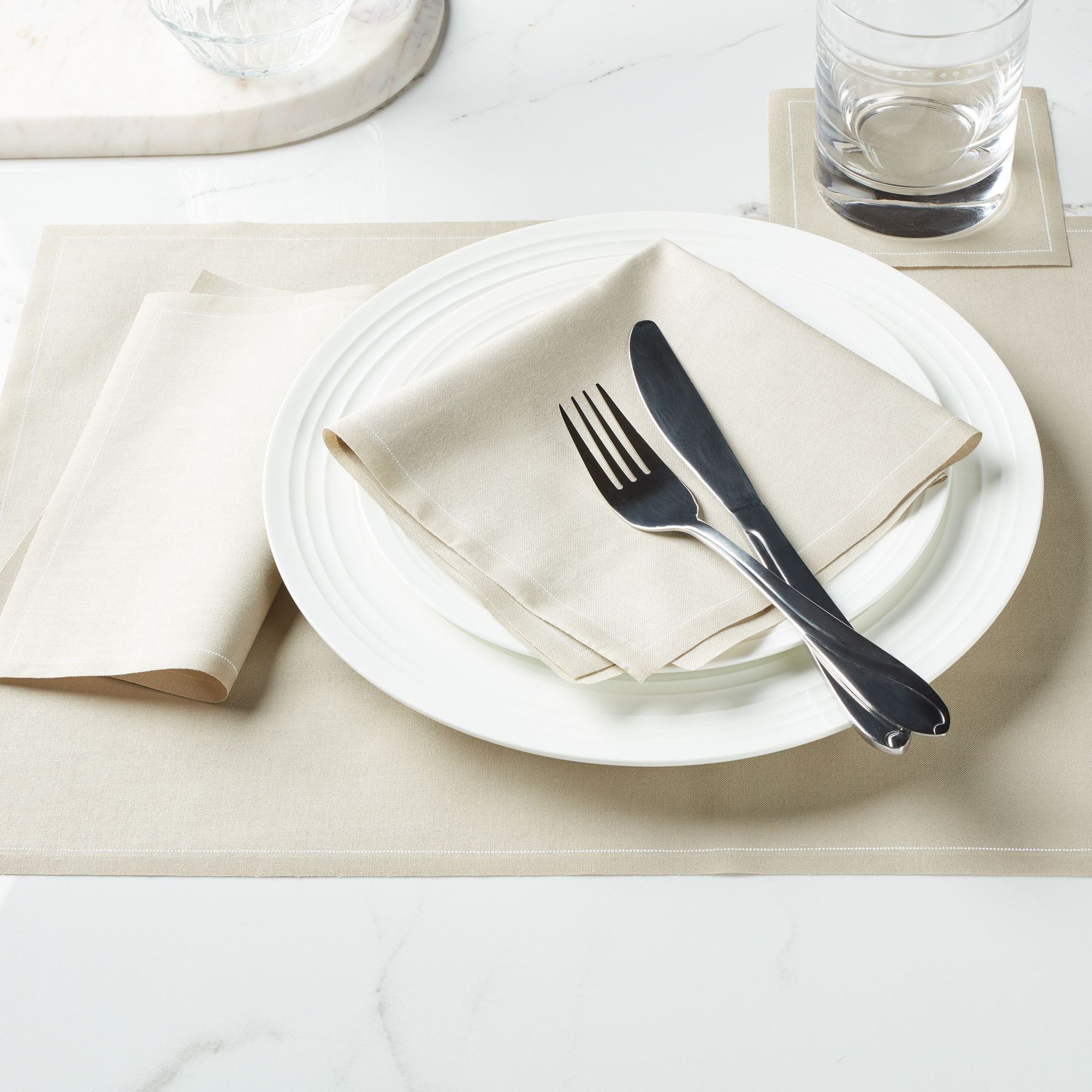 Sand Cotton Placemats 19″ x 12.5″-  12 Units per Roll, 10 rolls per Case - Full Case 3
