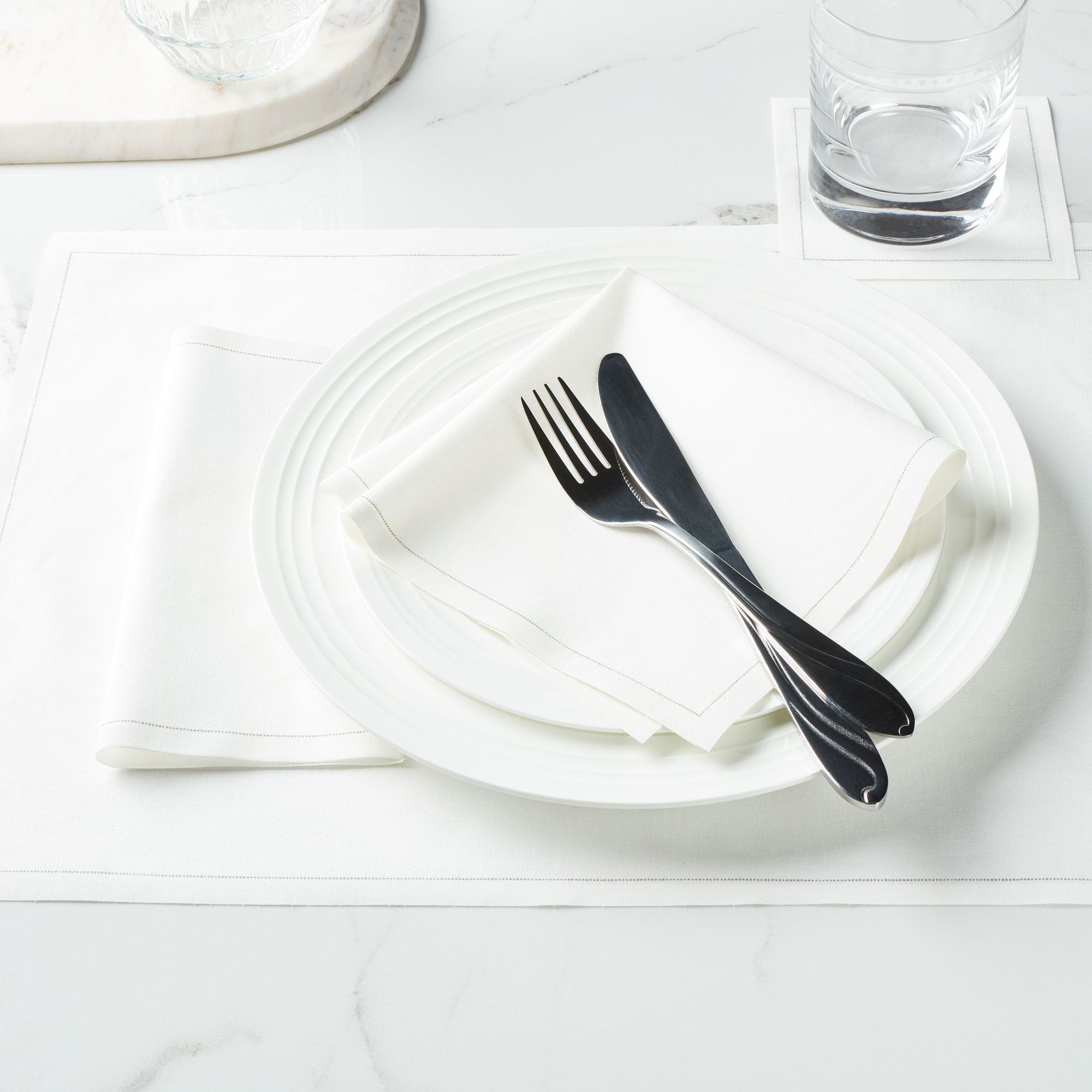 Cream Cotton Placemats 19″ x 12.5″ -  12 Units per Roll, 10 rolls per Case - Full Case 2
