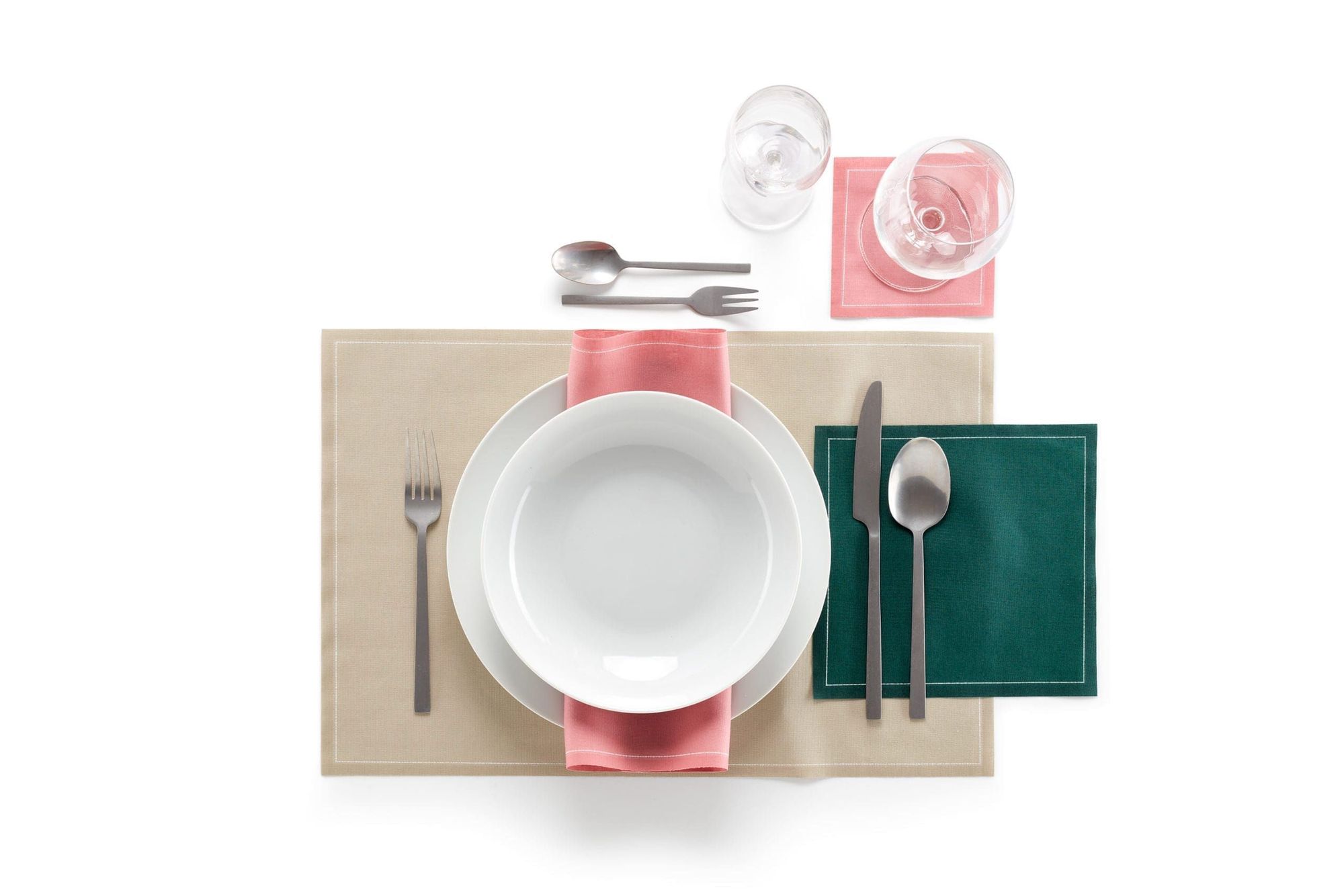 Sand Cotton Placemats 19″ x 12.5″-  12 Units per Roll, 10 rolls per Case - Full Case 1