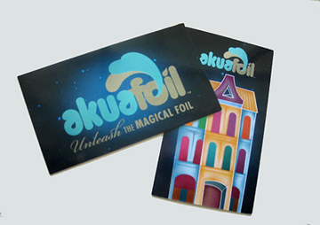 Akuafoil Business Cards