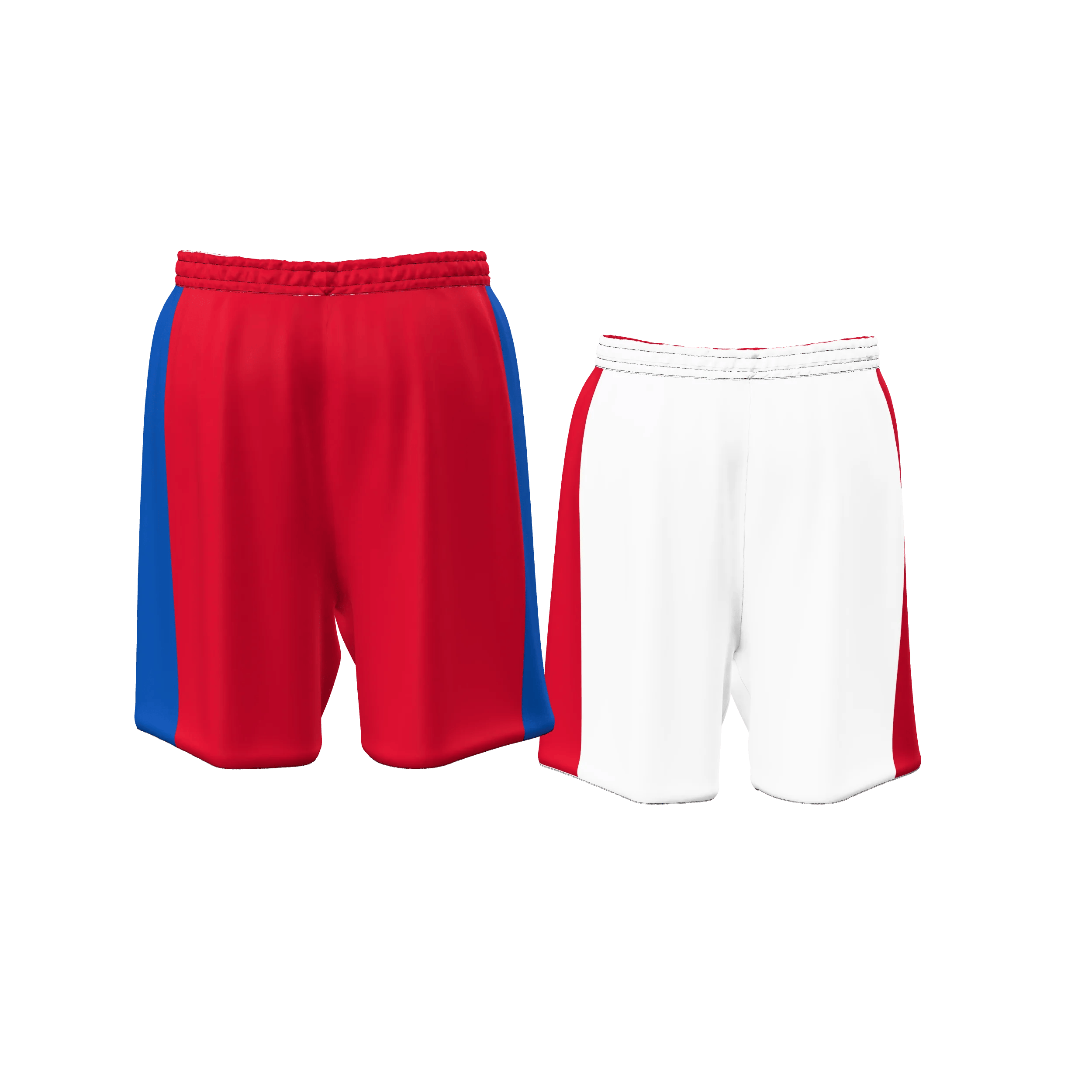 Ladies/Girls Basketball Single Ply Shorts Reversible 7"