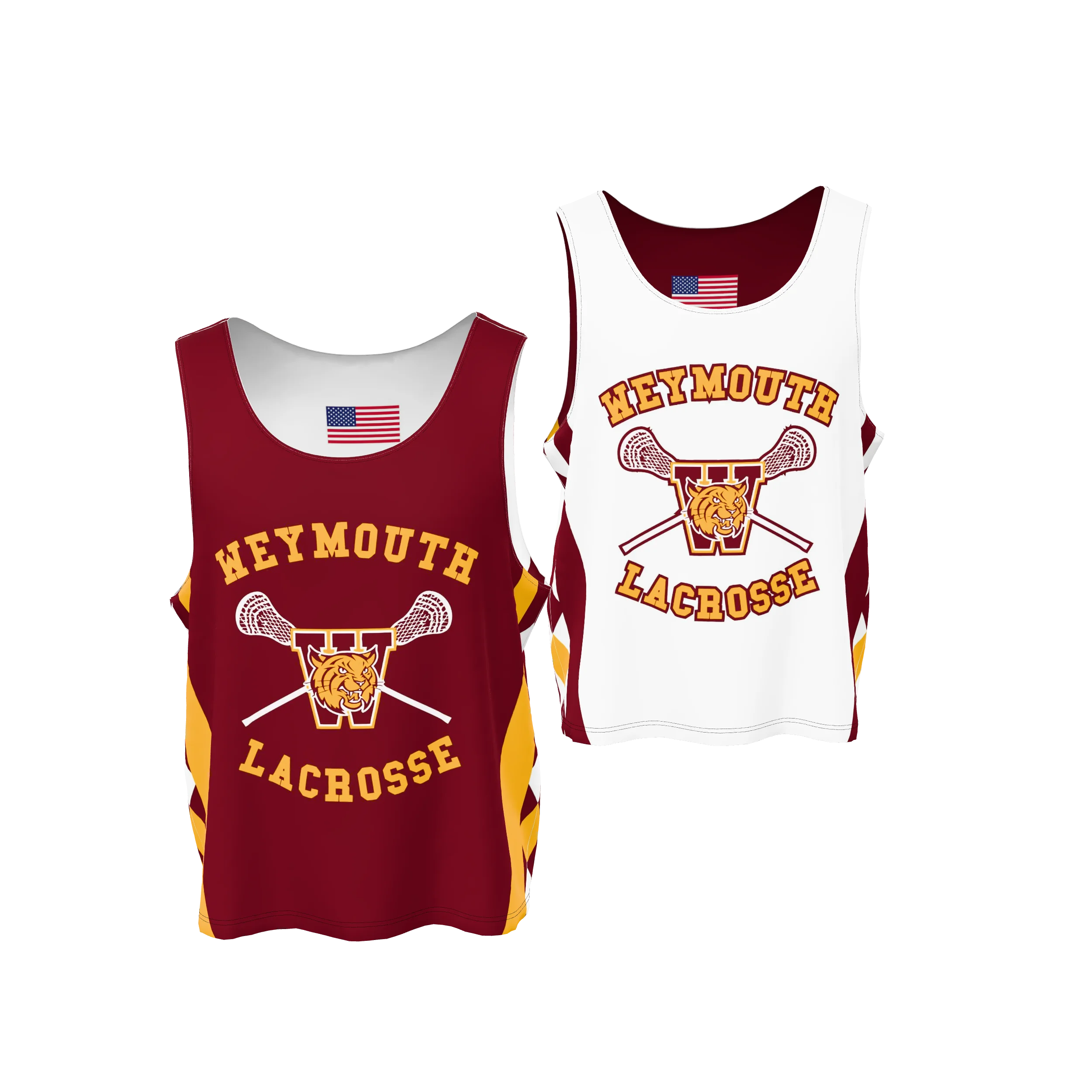 Mens Lacrosse Pinnie Reversible 2·Ply