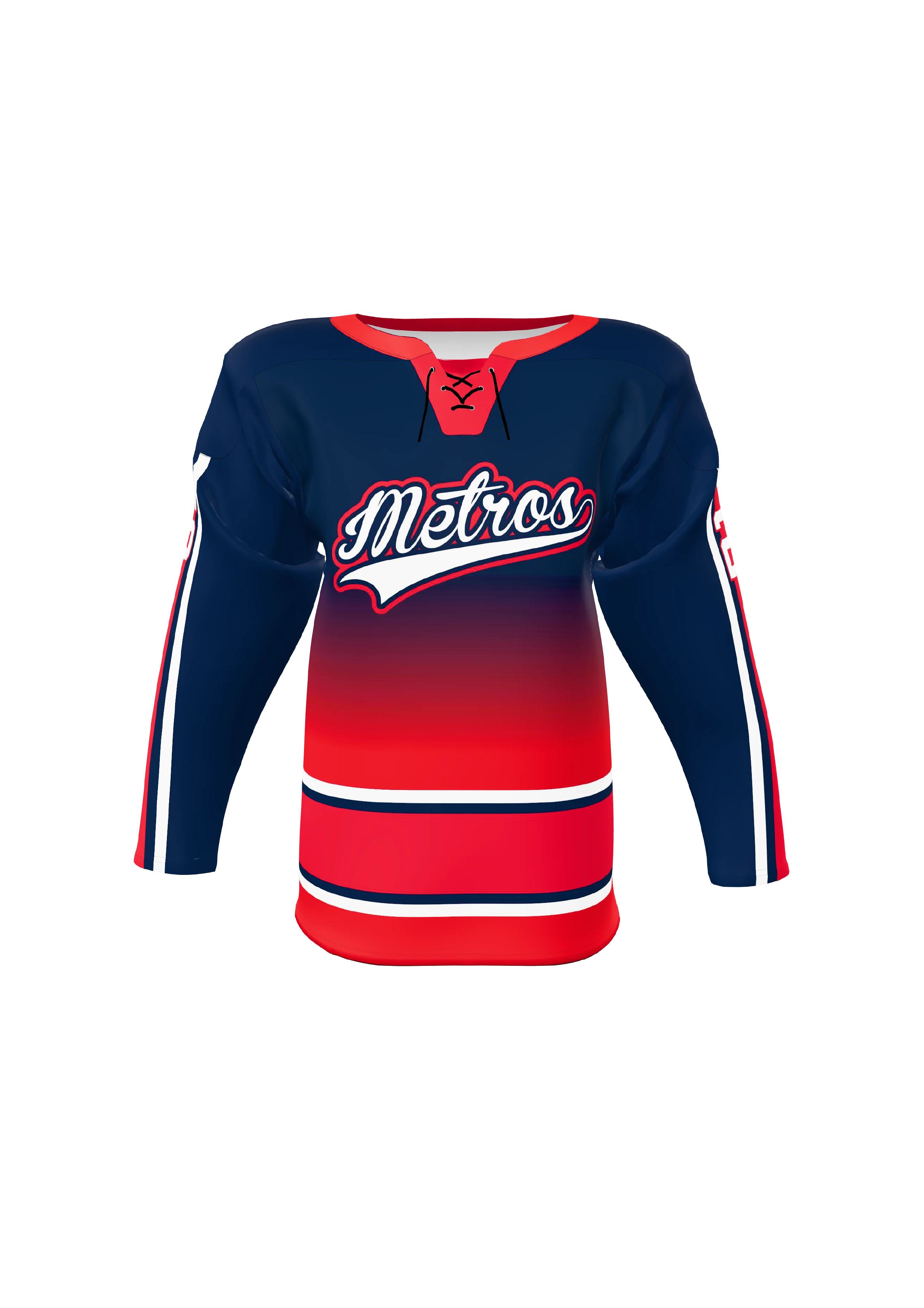 Mens Hockey Game Lace Neck