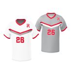 Mens Soccer V-Neck SS Rev 2-Ply