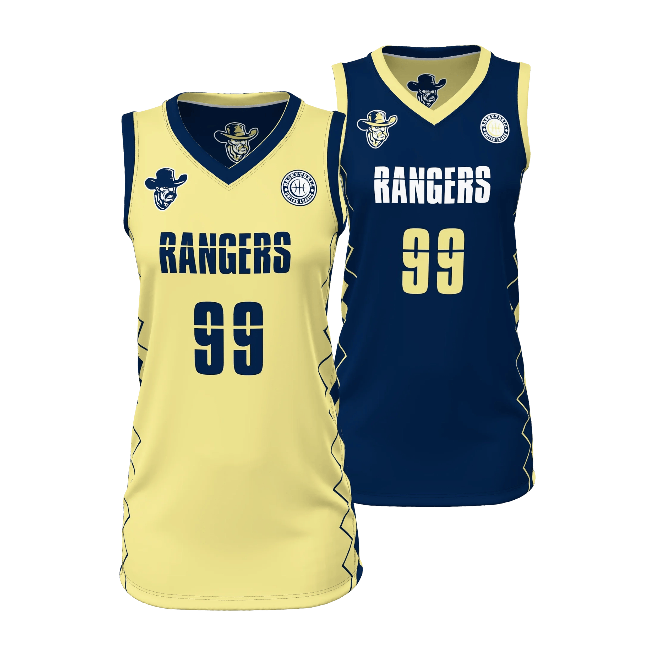 Ladies V-Neck Reversible