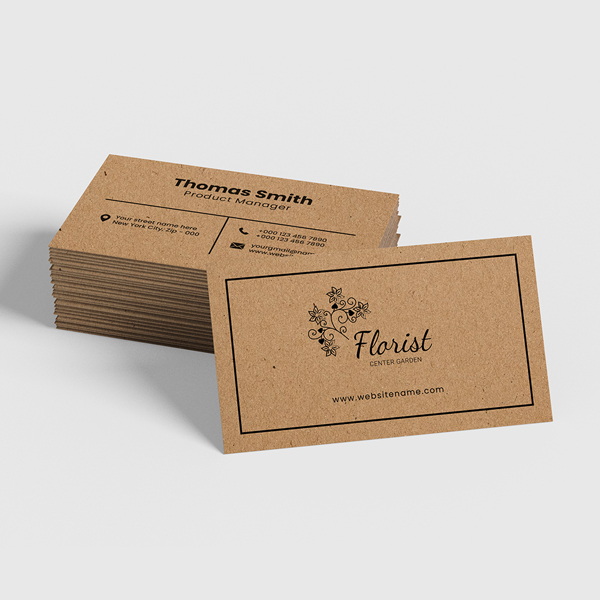 Brown Kraft Business Cards