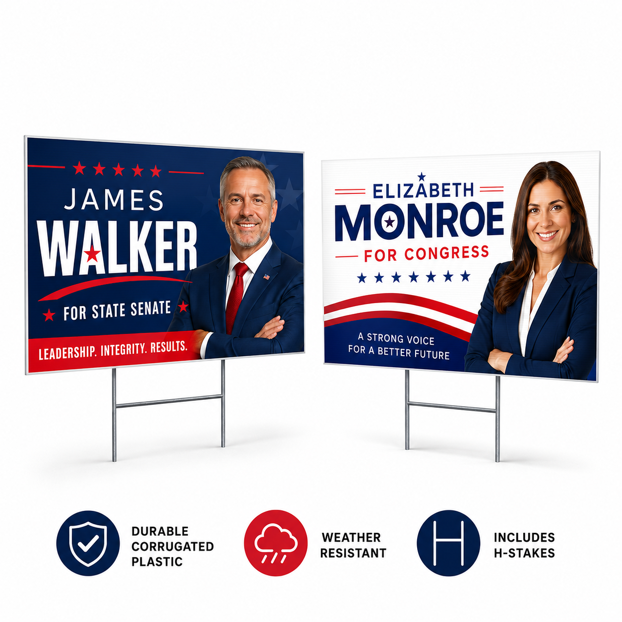 24x18 Political Yard Signs