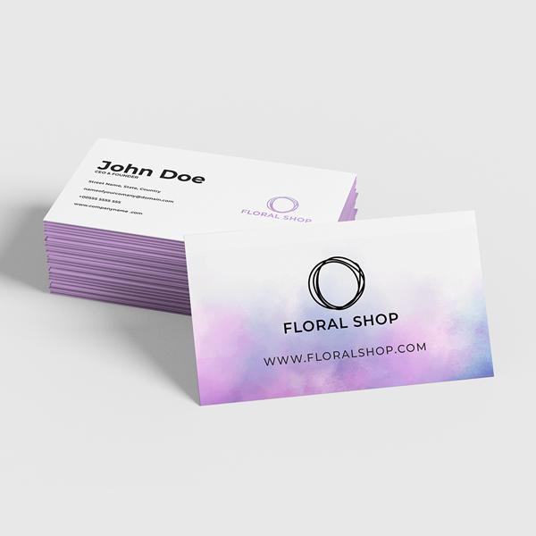 Painted Edge Business Cards