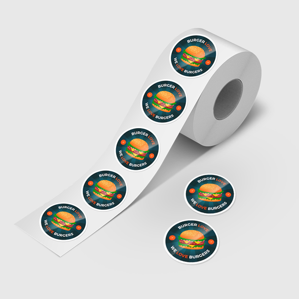 Semi-Gloss Roll Labels