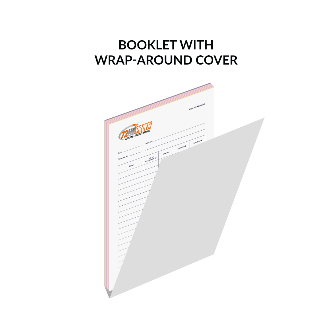 Booklet With Wrap-Around Cover