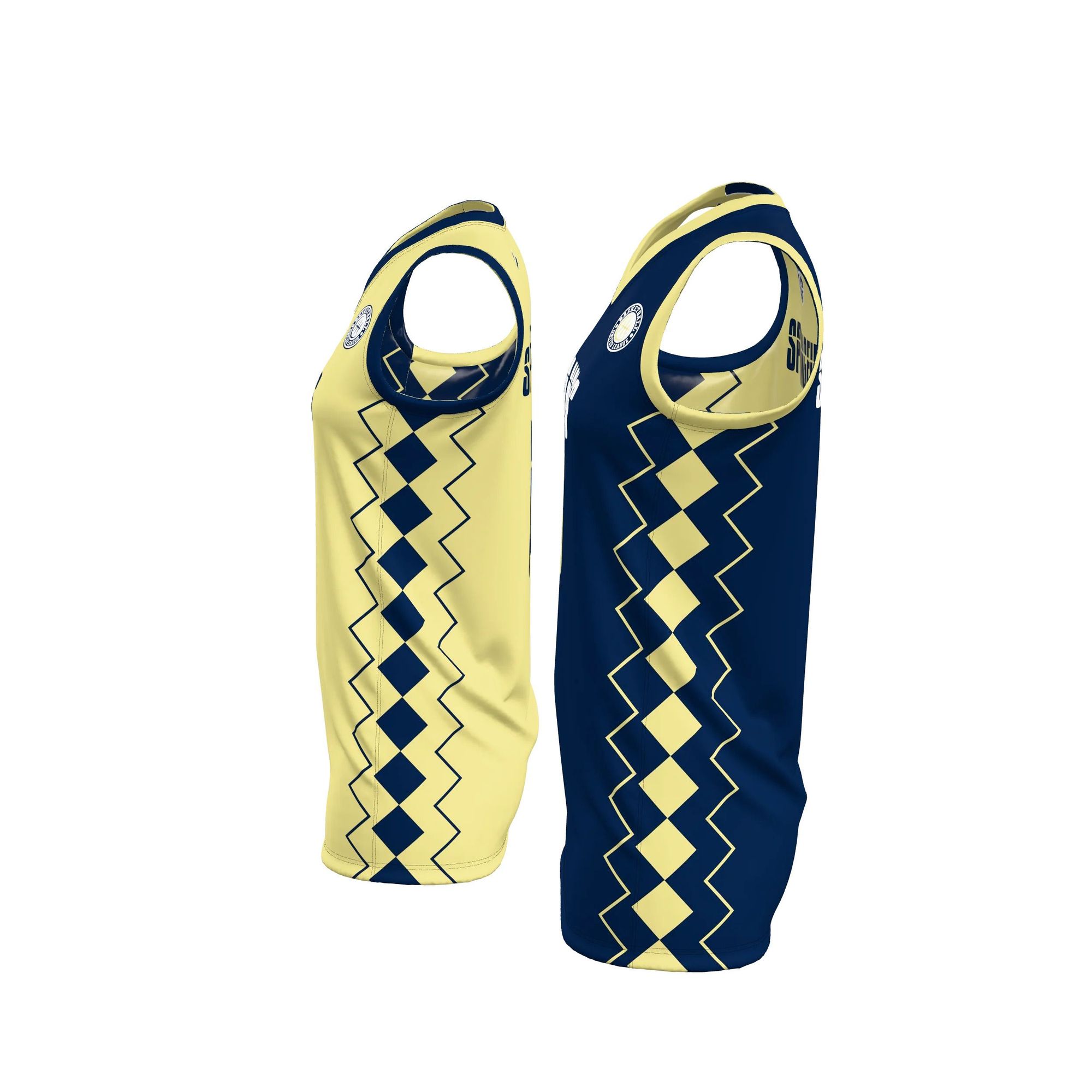 Ladies V-Neck Reversible 3