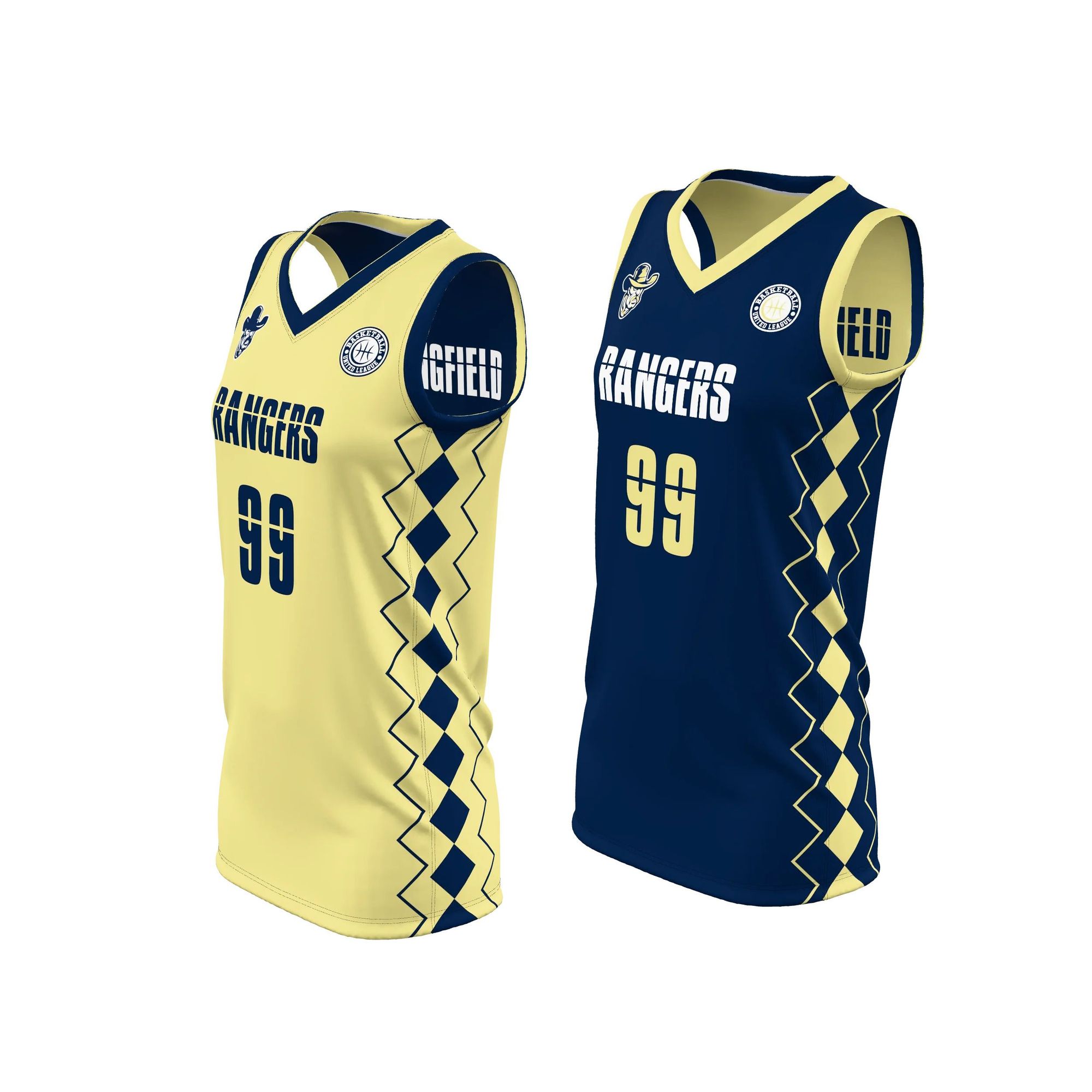 Ladies V-Neck Reversible 2