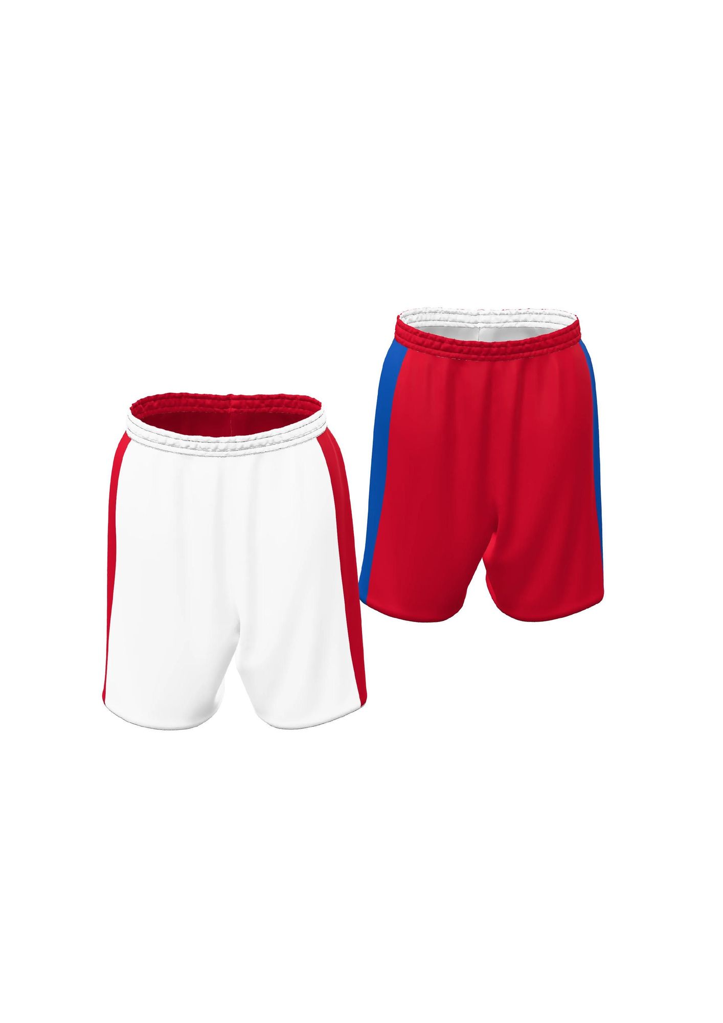 Ladies/GIRLS BASKETBALLSINGLE PLY SHORTS REVERSIBLE 7"