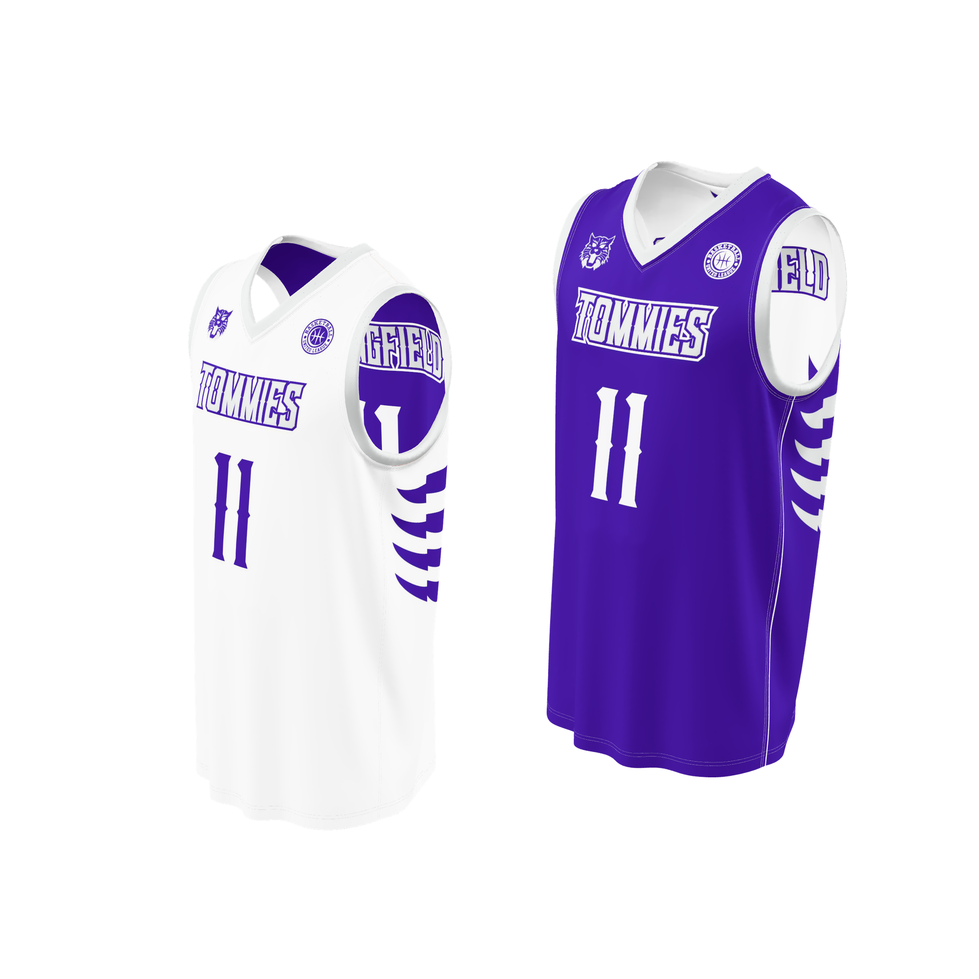 MEN'S BASKETBALL V-NECK REVERSIBLE