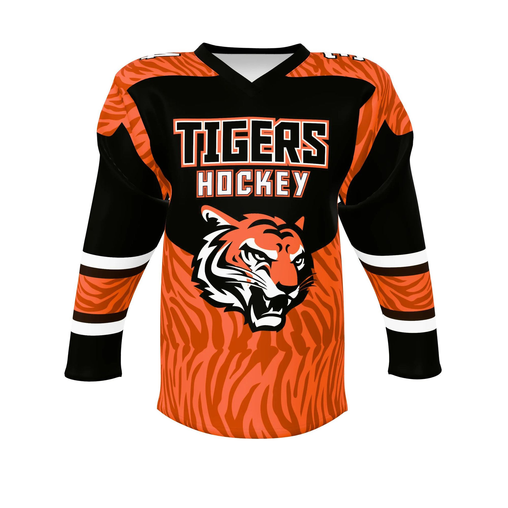 Mens Hockey Game V-Neck 1