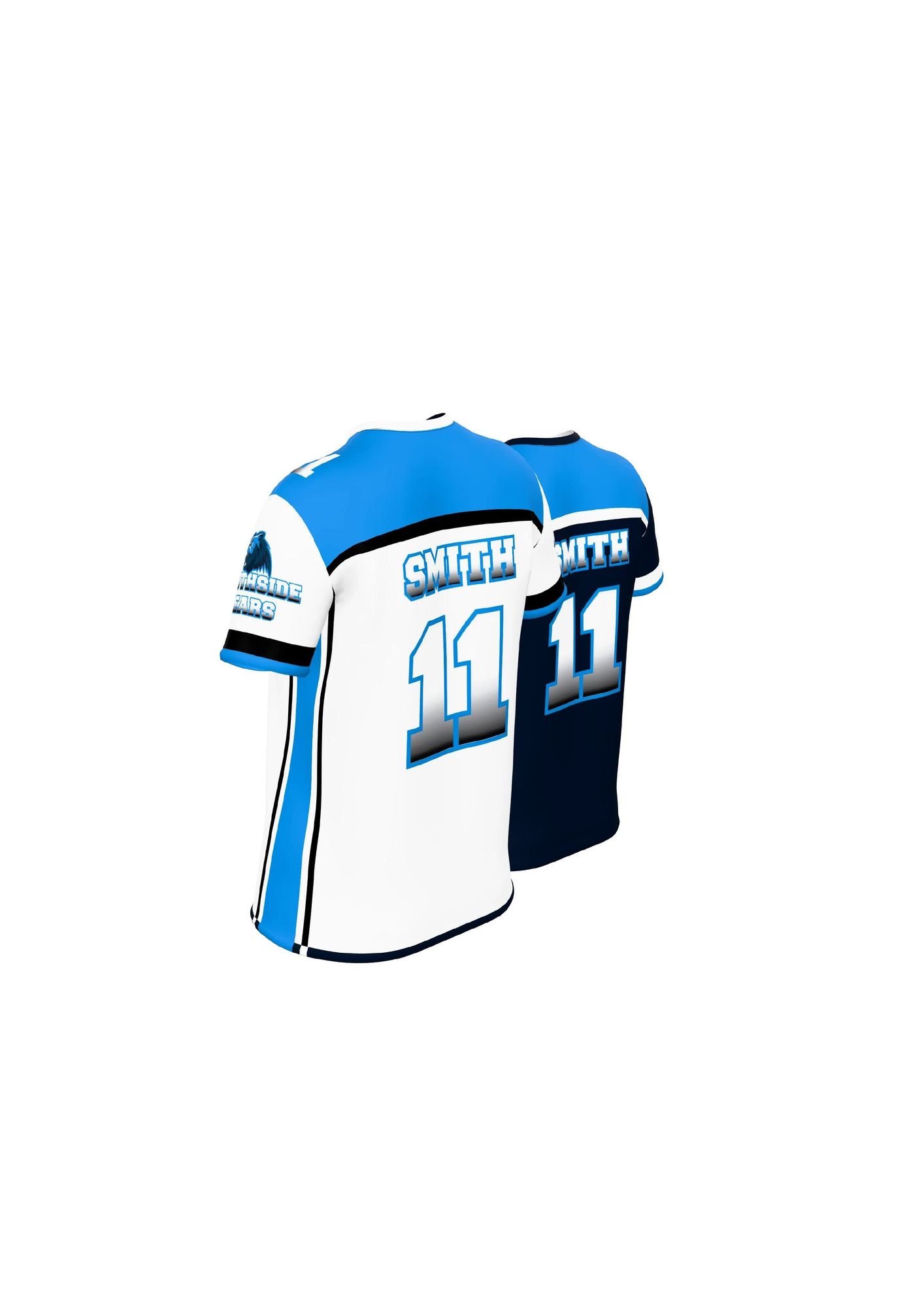 WOMEN´S REVERSIBLE FOOTBALL FAN JERSEY SINGLE PLY