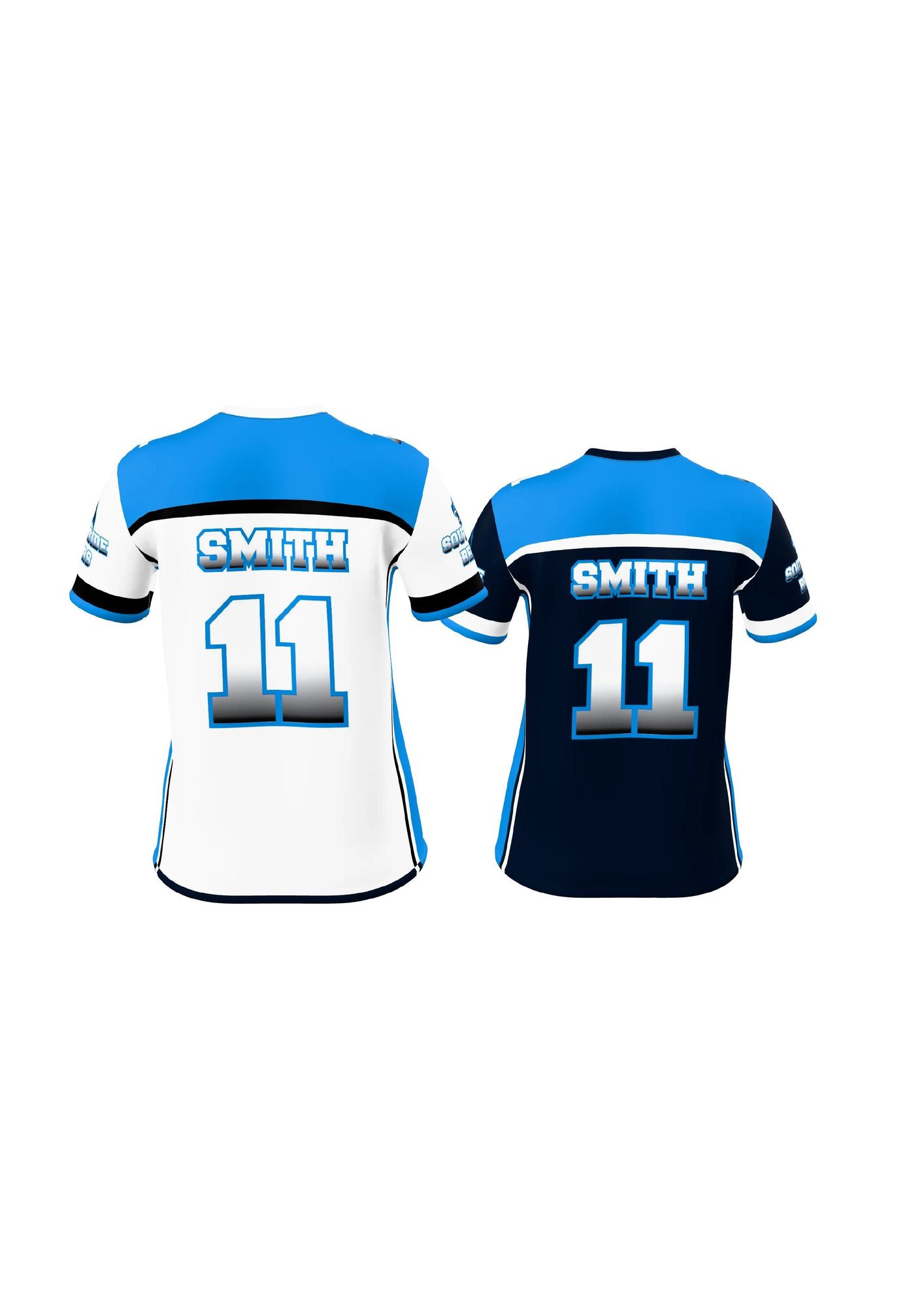 WOMEN´S REVERSIBLE FOOTBALL FAN JERSEY SINGLE PLY