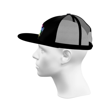 Flat Bill Hat Mesh Back