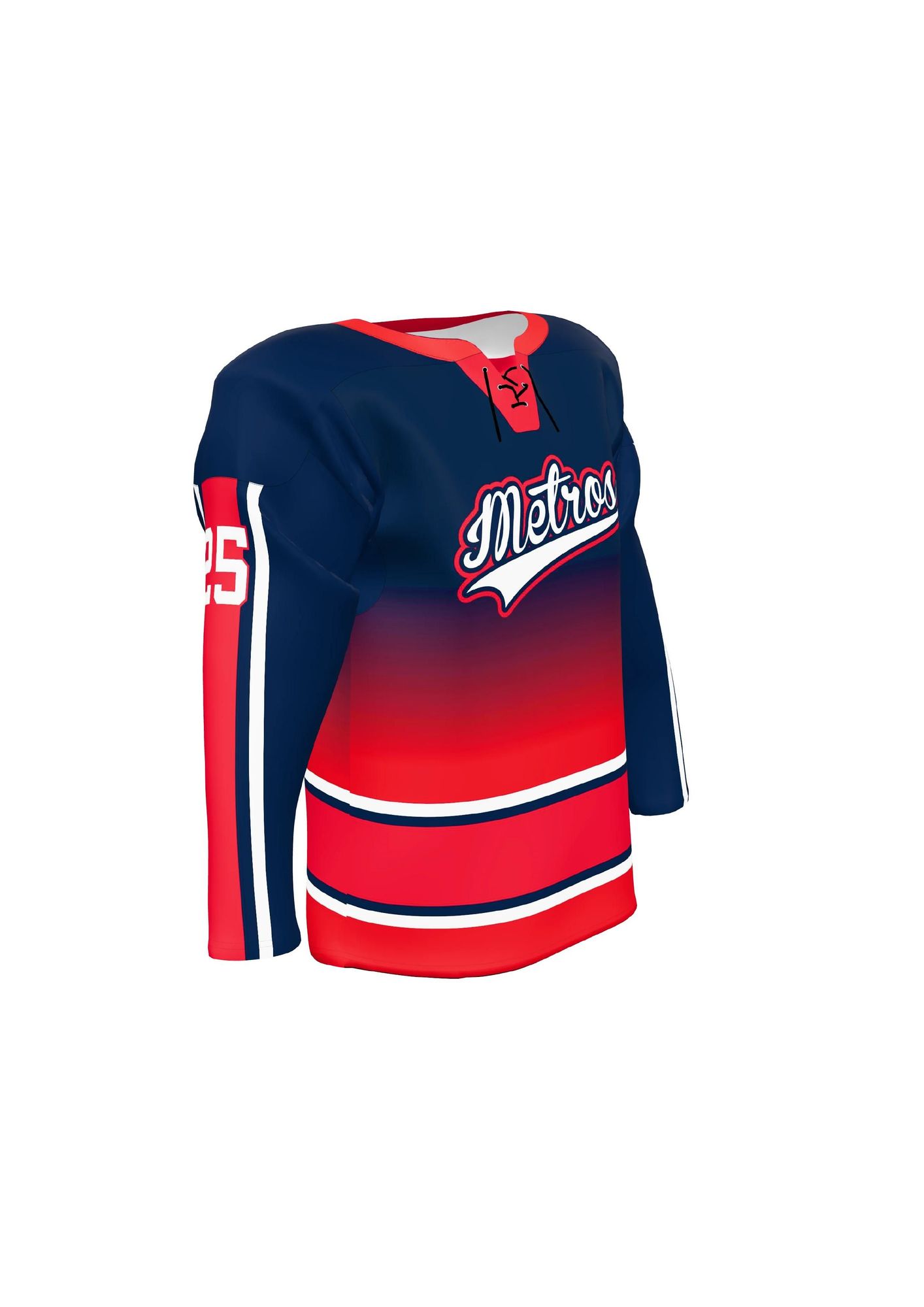 MEN'S HOCKEY GAME LACE NECK