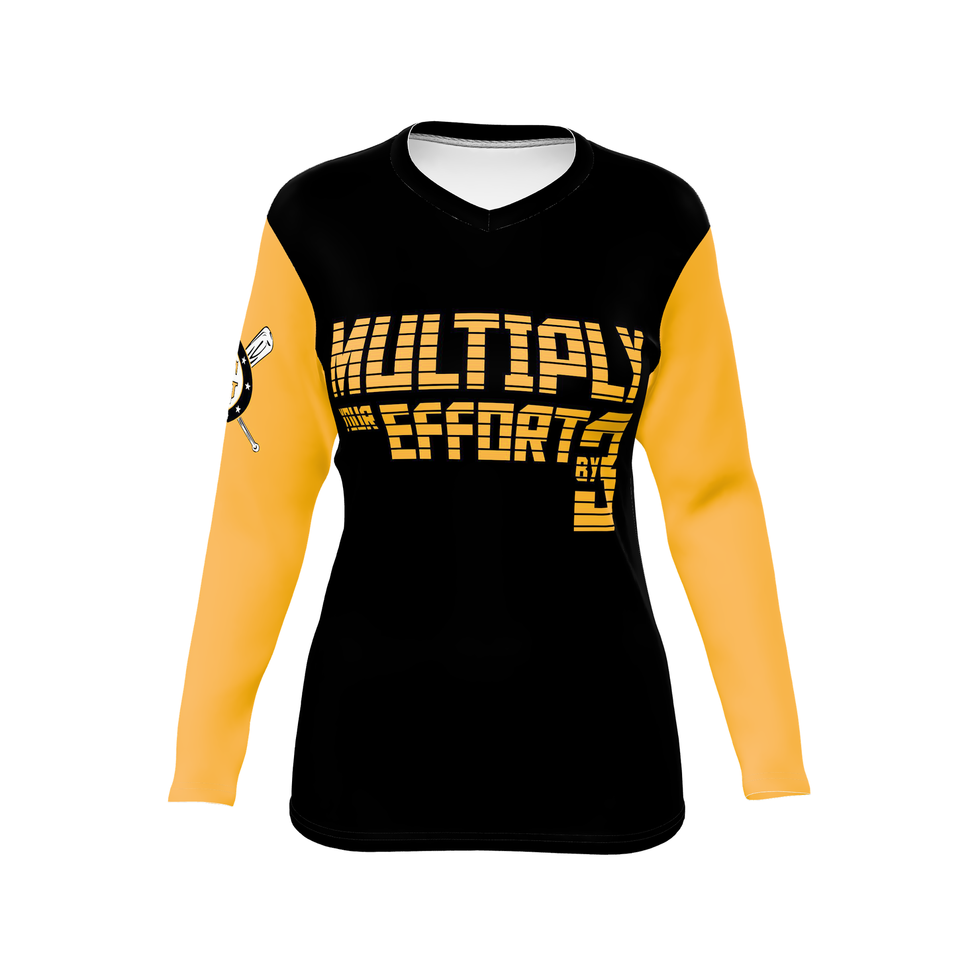 WOMEN'S V-NECK LS BASICS