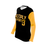 WOMEN'S V-NECK LS BASICS