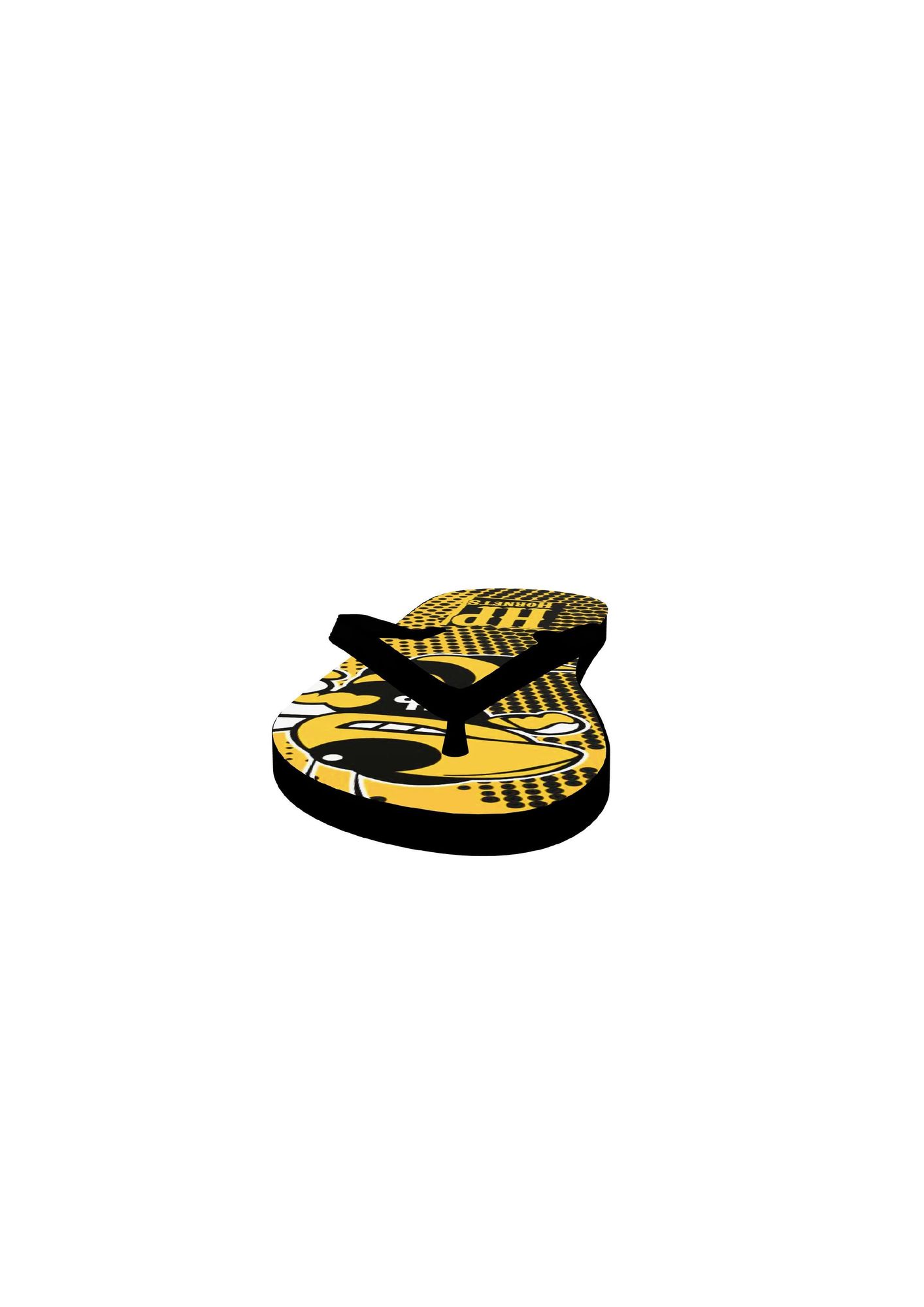 Graphic zorie/flip-flop