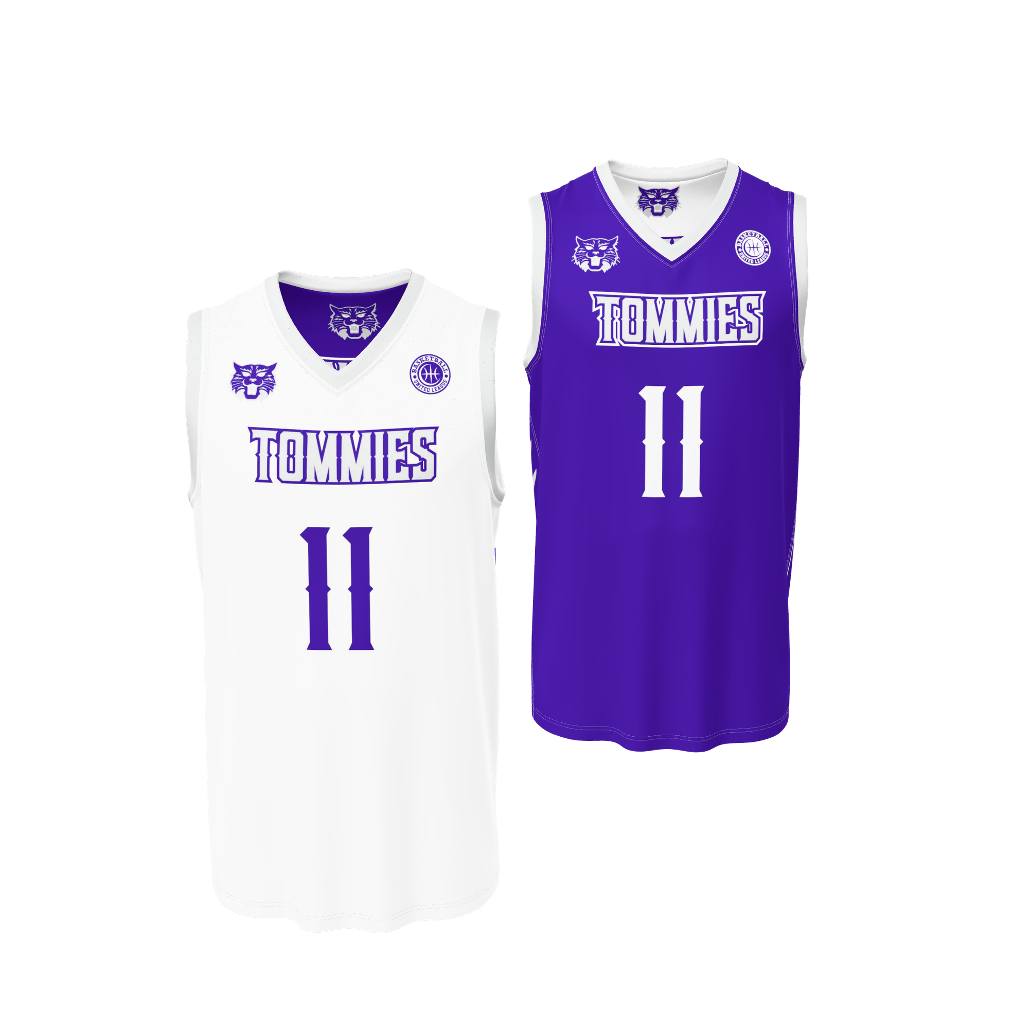 MEN'S BASKETBALL V-NECK REVERSIBLE