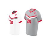 Mens Soccer V-Neck SS Rev 2-Ply 2