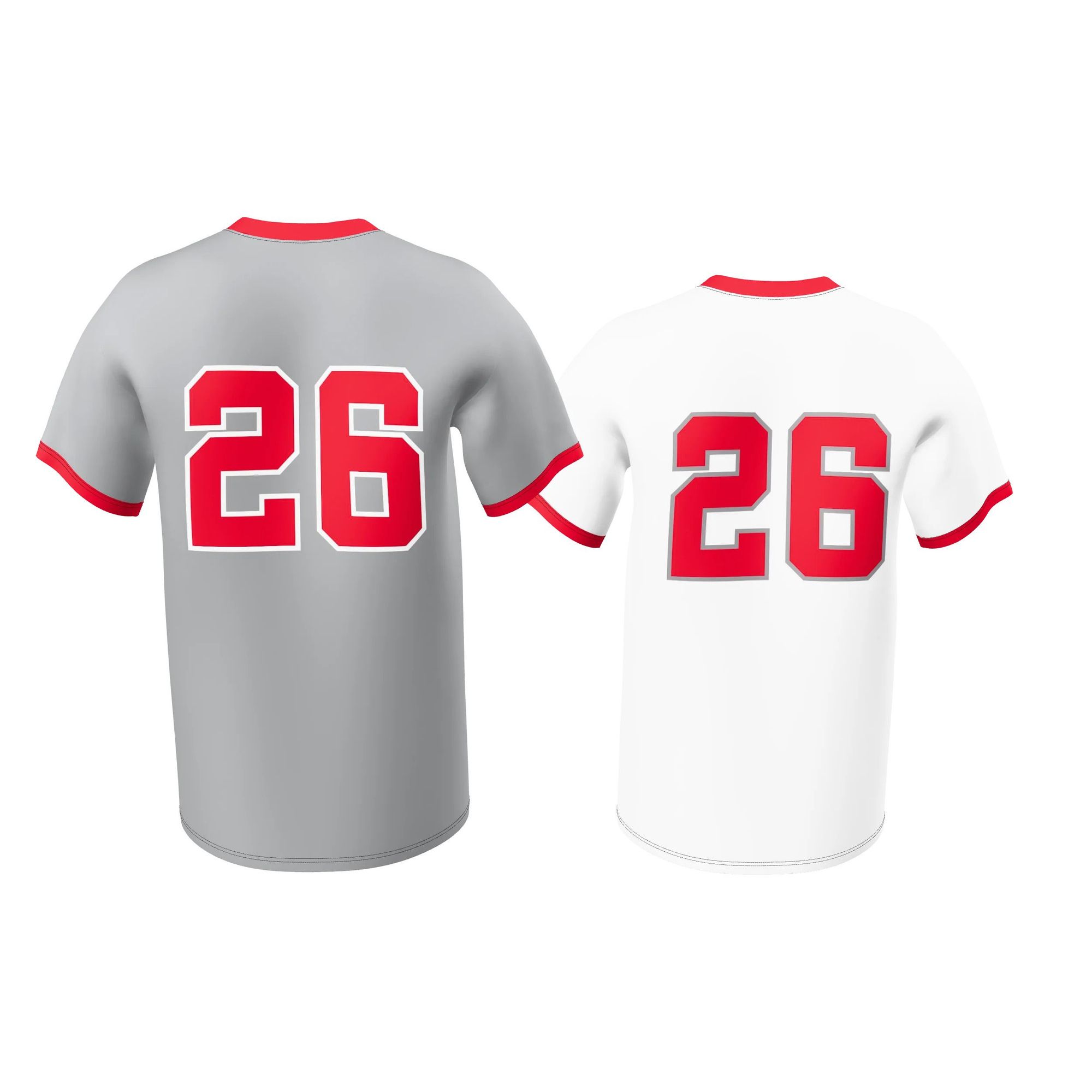 Mens Soccer V-Neck SS Rev 2-Ply 4