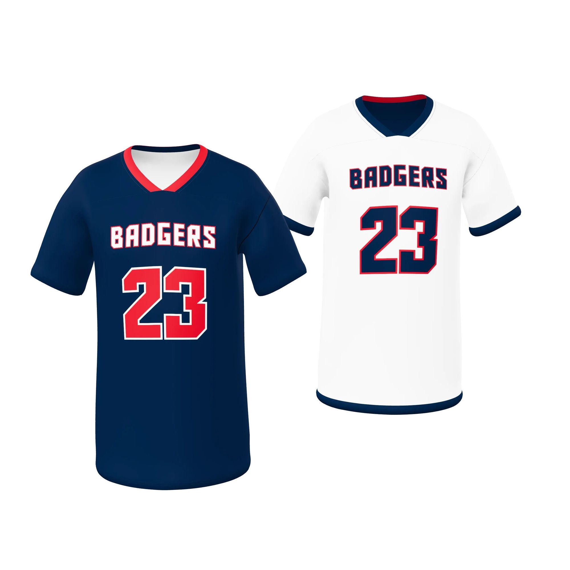 Mens Football Fan Jersey Reversible Single Ply 1