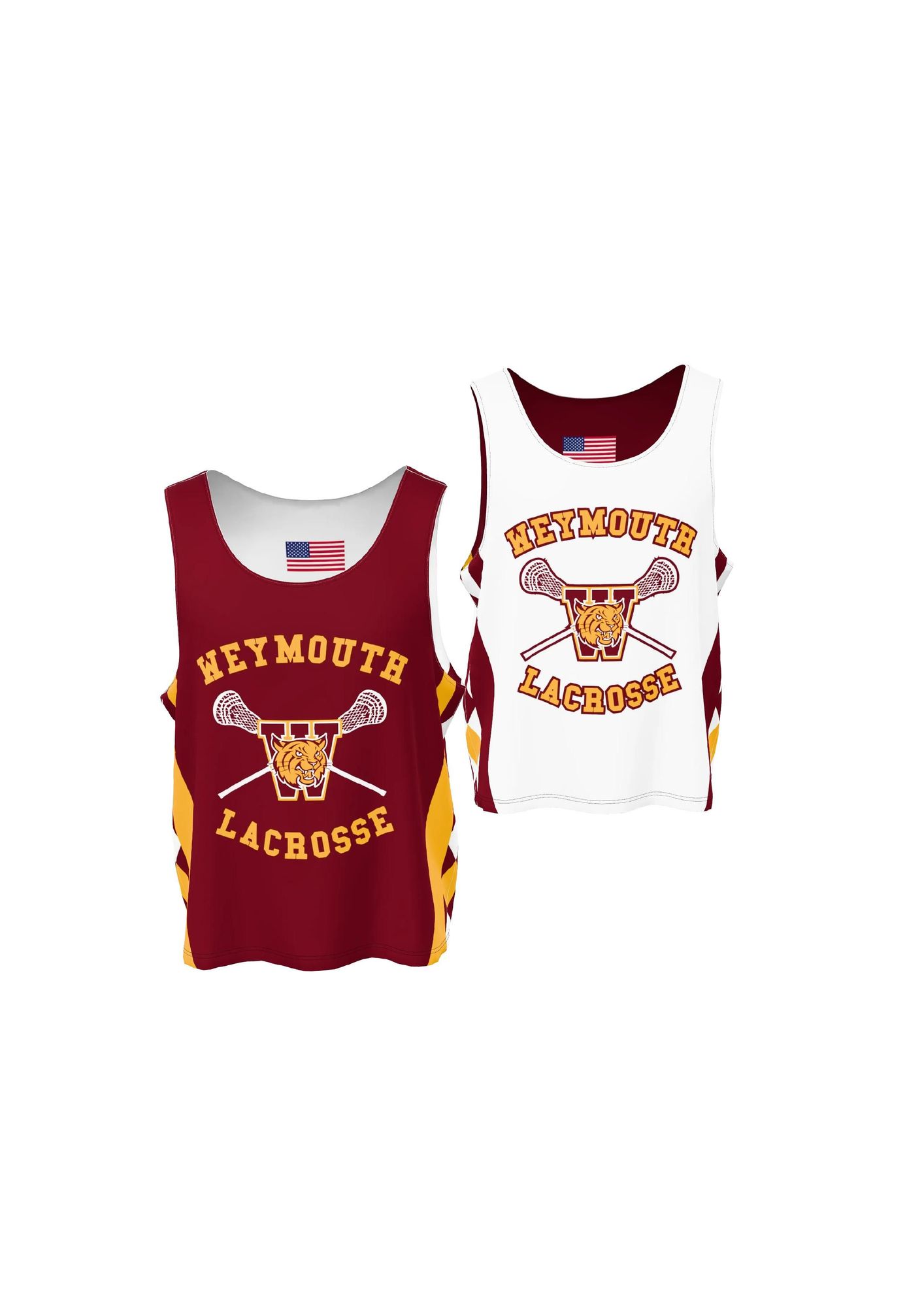 Mens Lacrosse Pinnie Reversible 2·Ply 1