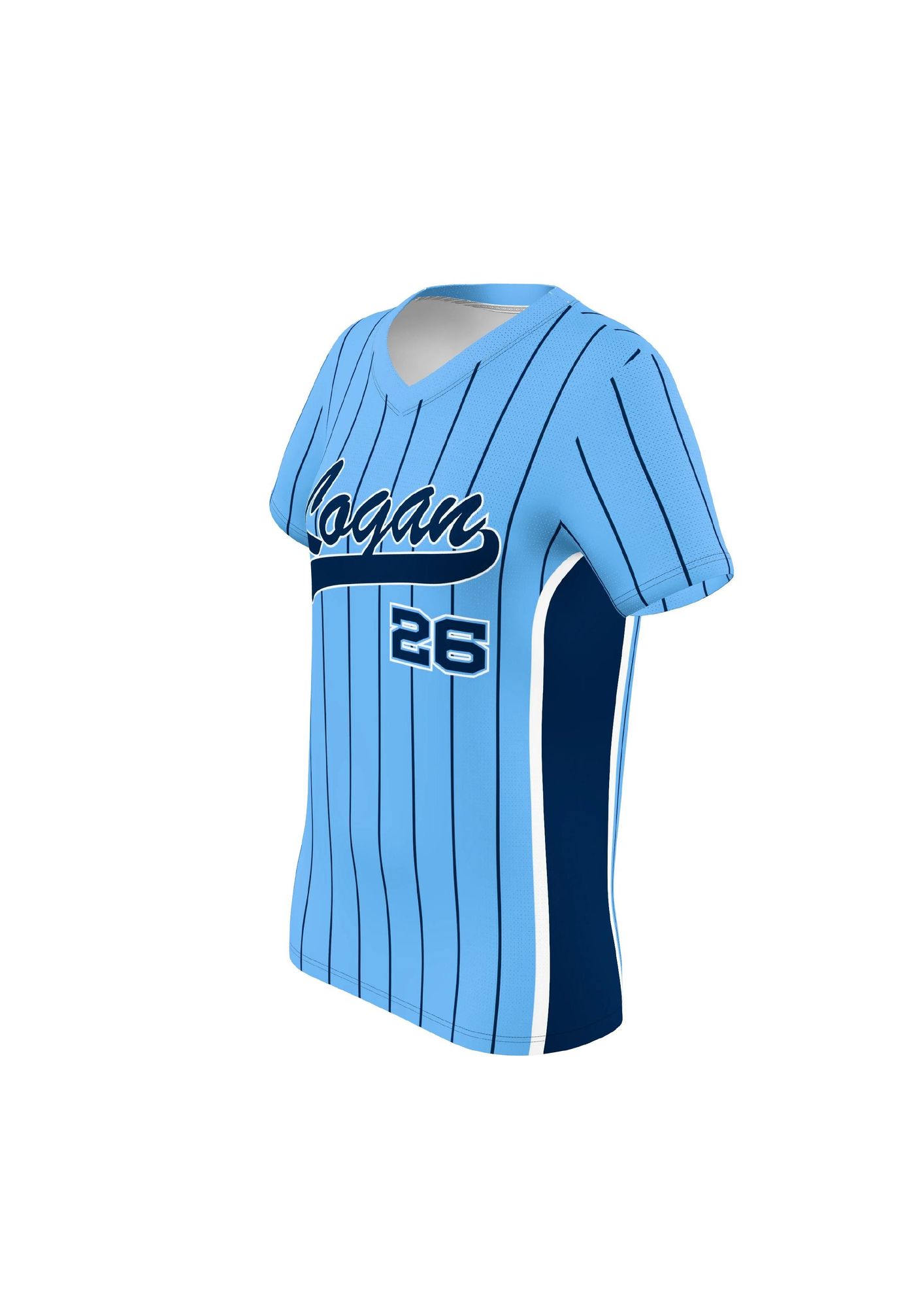 Ladies V-NECK SS (softball)