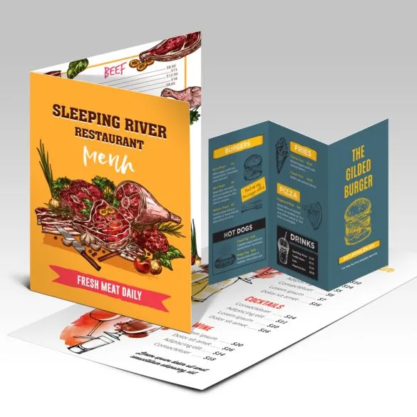Waterproof Menus