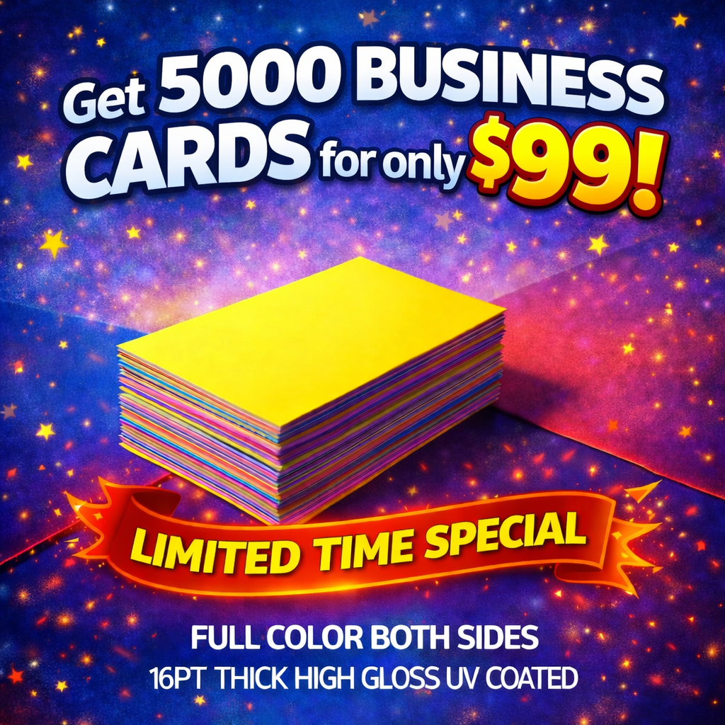 5,000 Business Cards for $99 1